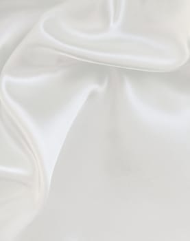 Smooth elegant white silk can use as wedding background