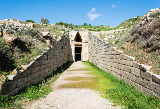 Treasury of Atreus at Mykines ,Greece