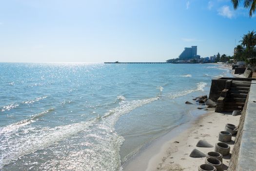 Hua-Hin beach,Thailand in summer season