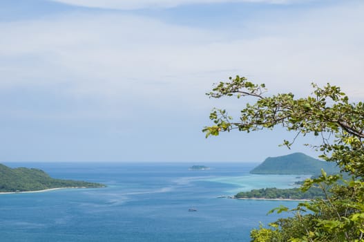 Tropical island at samaesan beach of Thailand of Thailand