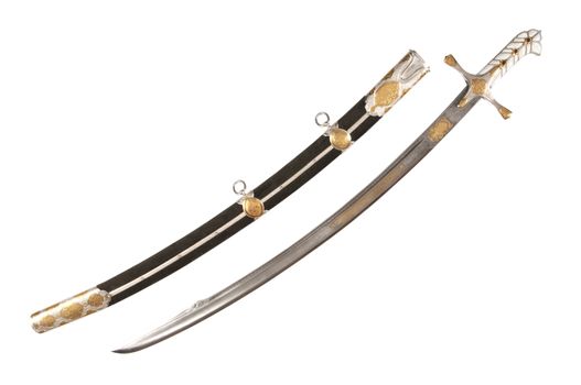 Ancient sabre. A smart variant of the fighting weapon