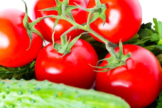 Photo of still life with fresh vegetables