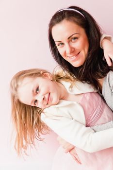 Image of happiest mother and daughter