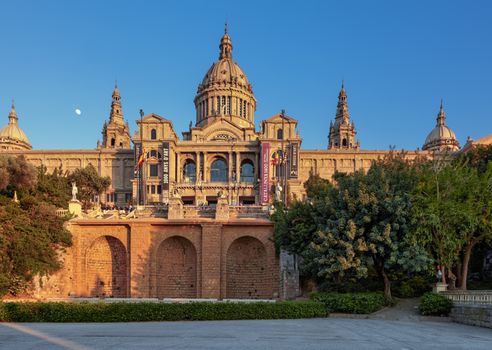 Catalunya National Museum of Art MNAC, in Barcelona, Spain