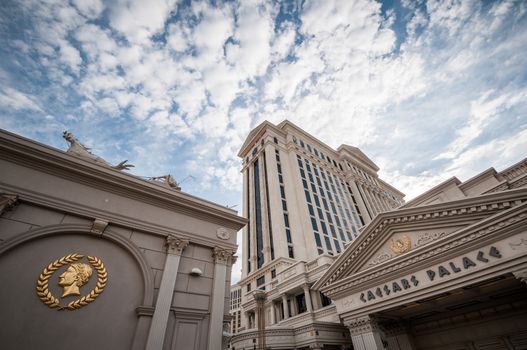 Las Vegas, Nevada Usa - September 9, 2013: Caesars Palace hotel and casino on Las Vegas Strip.