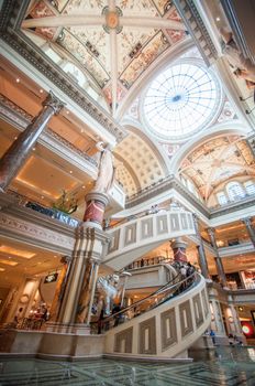 Las Vegas, Nevada Usa - September 9, 2013: Caesars Palace hotel and casino on Las Vegas Strip.