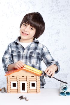 boy builder tape measure home