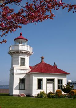 Beautiful Lighthouse in Springtime