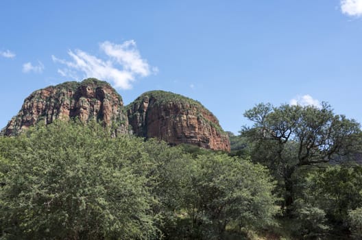 drakensberg in south africa near hoedspruit with clouds sky