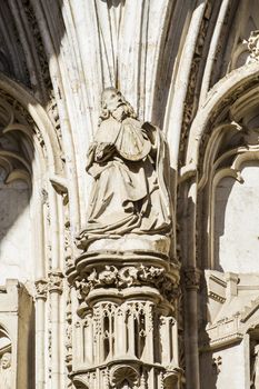 Toledo Cathedral facade, spanish church