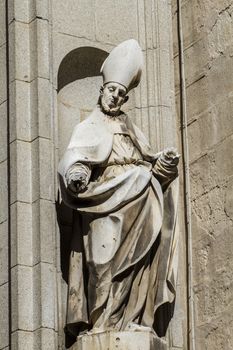 Toledo Cathedral facade, spanish church