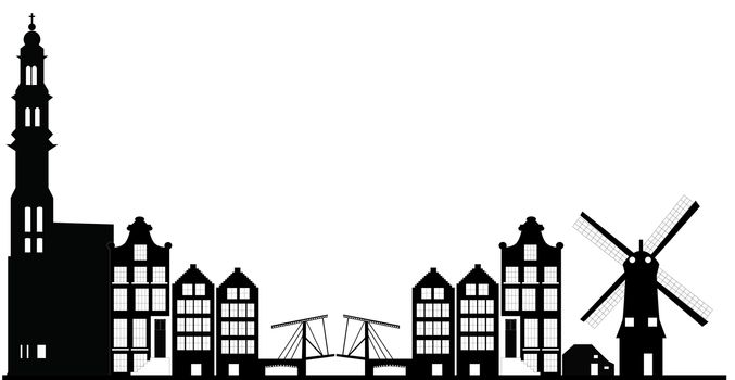 amsterdam skyline