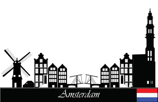 amsterdam skyline