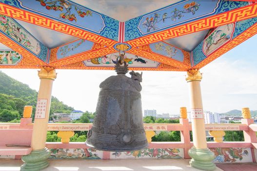 Big bell and chinese dragon