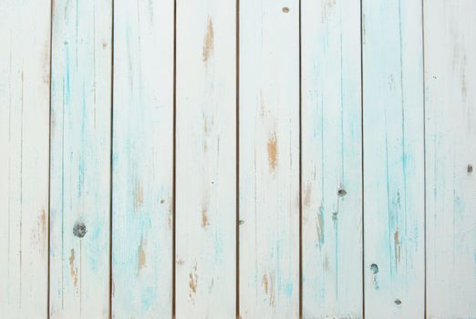 Close up of white boards of timber wood 