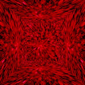 very red abstract texture in three-dimensional