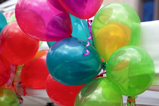 Colorful Festive Balloons for Parties Celebration and Festivals Background