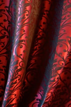texture of antique silk fabric,shallow focus
