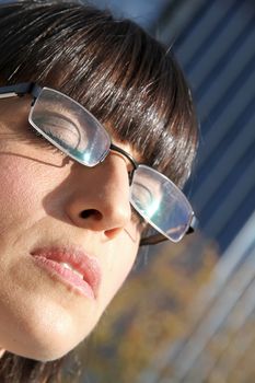 Portrait of a business woman in Buenos Aires, Argentina.