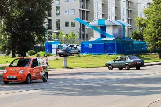 summer day on the streets of Moscow