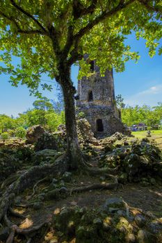 Cagsawa church ruins. Destroyed in 1814 by Mayon volcano.