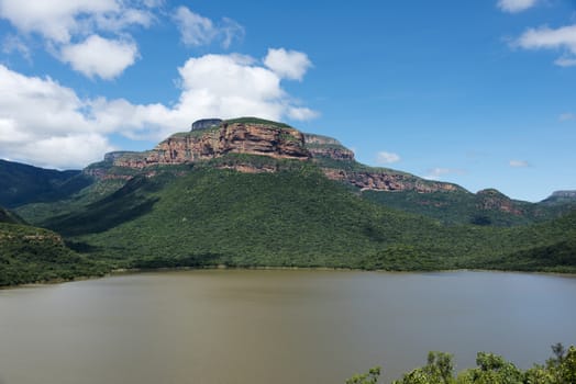 drakensberg in south africa with lake south africa
