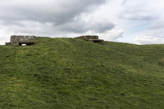 Word War I bunkers in Flanders, near Diksmuide, called Dodengang in Dutch and Boyau de la Mort in French. 