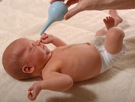 baby and and nasal aspirator