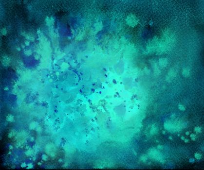 Abstract watercolor art hand paint