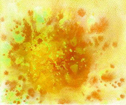 Abstract watercolor art hand paint