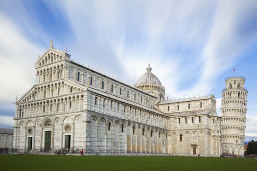 An image of the great Piazza Miracoli in Pisa Italy 