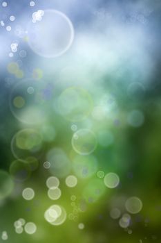 Abstract blue and green tone background