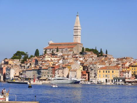 Rovinj, Croatia ��� September, 5: the cobbled streets of Rovinj on September 5, 2013. the streets of Rovinj have been chosen as set for novels by famous writers as Verne and Joyce because of the romantic uniqueness