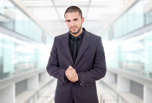 young business man portrait at the office