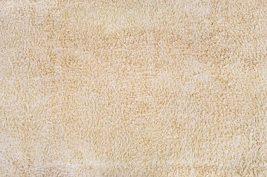 Closeup of beige towel texture for background