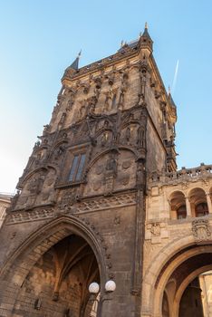 The Prague Powder Tower is a high Gothic tower in Prague, Czech Republic.