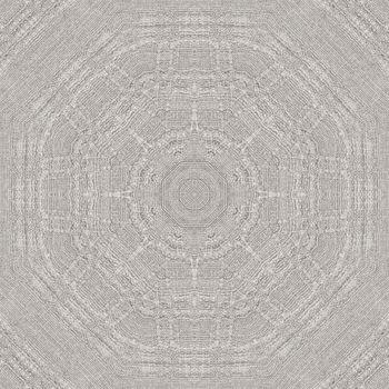 Seamless background, fabric, grey linen canvas with abstract pattern