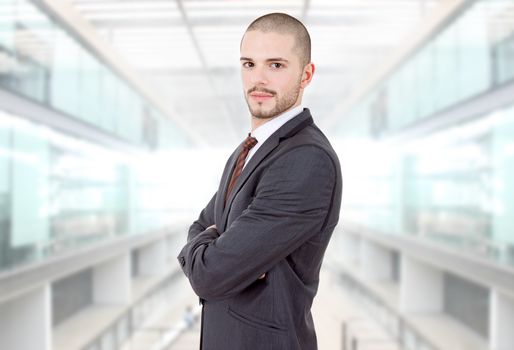 young business man portrait at the office