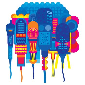An abstract illustration on the concept of Viral Marketing