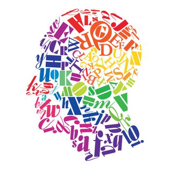 An abstract illustration on the concept of e-Learning