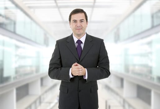 young business man portrait isolated at the office