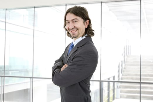 young business man portrait at the office