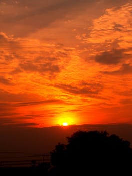 different colorful sky clouds set