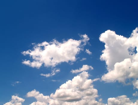 different colorful sky clouds set