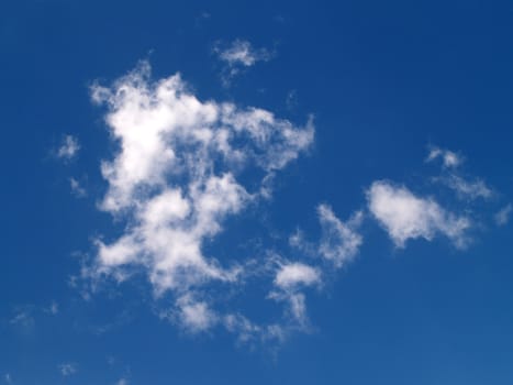 different colorful sky clouds set