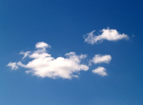 different colorful sky clouds set