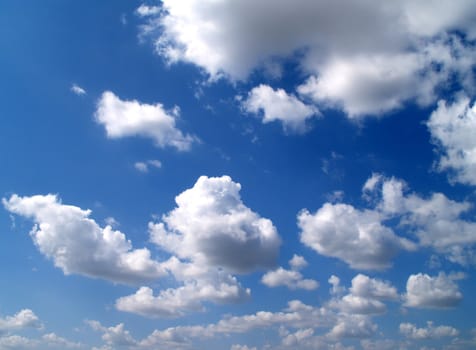 different colorful sky clouds set