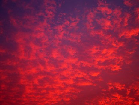 different colorful sky clouds set