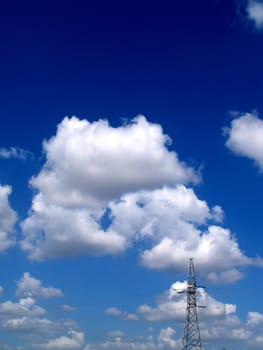 different colorful sky clouds set