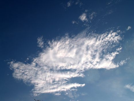 different colorful sky clouds set